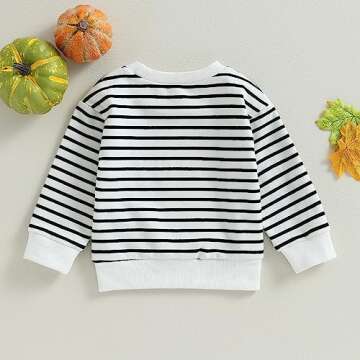 Ayalinggo Toddler Halloween Sweatshirt Soft & Stylish