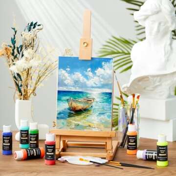 Shuttle Art 54 Pack Acrylic Paint Set for All Artists