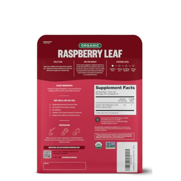 FGO Organic Red Raspberry Herbal Tea for Any Time Enjoyment