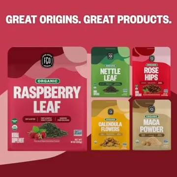 FGO Organic Red Raspberry Herbal Tea for Any Time Enjoyment