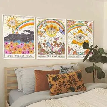 Accnicc Tarot Tapestry Set for Vibrant Home Decor