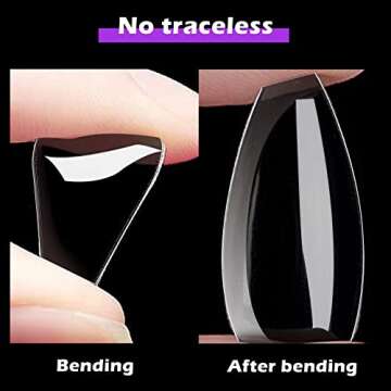 Clara Colors 550pcs Soft Gel Nail Tips - Easy and Versatile