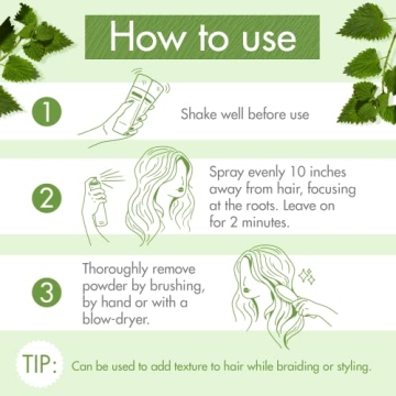 Klorane Dry Shampoo with Nettle for Brunette Hair