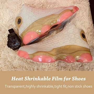 Shoe Shrink Wrap Bags 100 Pcs for Shoes Protection