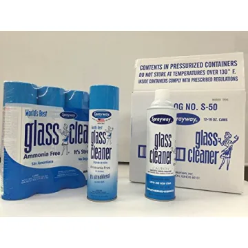 Sprayway Glass Cleaner 4-Pack Ammonia Free for Streak-Free Shine