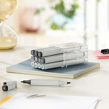 Copic Markers 12-Piece Cool Gray Set