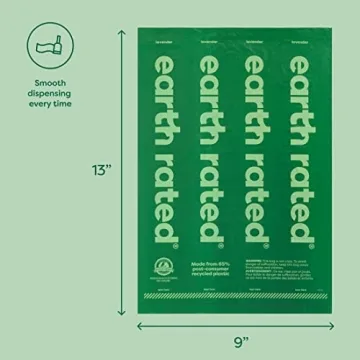 Earth Rated Dog Poop Bag Holder Leakproof Durable Unscented