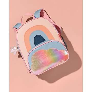 Skip Hop Sparks Little Kid's Backpack, Preschool Ages 3-4, Rainbow