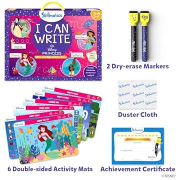 Skillmatics Disney Princess Activity Mats for Kids and Toddlers