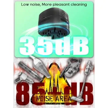 IGOKOTI Mini Desk Vacuum Cleaner - USB Rechargeable