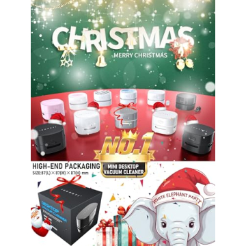 IGOKOTI Mini Desk Vacuum Cleaner - USB Rechargeable