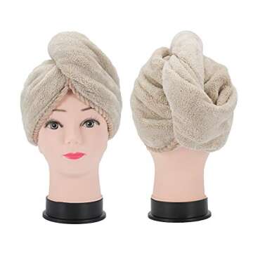 Learja Hair Towel Wraps - Fast Dry Microfiber for All Hair Types
