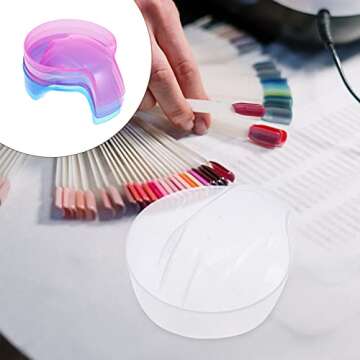 HEALLILY 4Pcs Manicure Bowls for Nail Art Soaking and Treatments