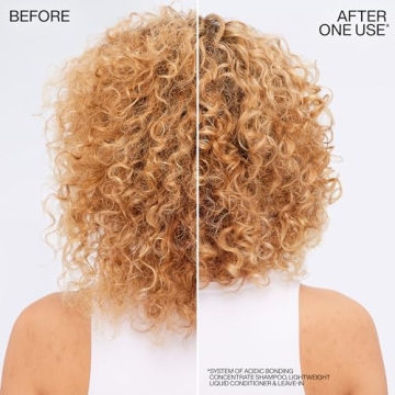 Redken Bonding Lightweight Liquid Conditioner for Damaged Hair Repair | Volumize & Condition | Acidic Bonding Concentrate | Sulfate-Free Spray Conditioner | For Fine or Thin Hair | 6.76 Fl Oz