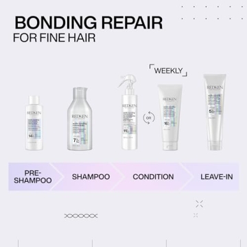 Redken Bonding Lightweight Liquid Conditioner for Damaged Hair Repair | Volumize & Condition | Acidic Bonding Concentrate | Sulfate-Free Spray Conditioner | For Fine or Thin Hair | 6.76 Fl Oz