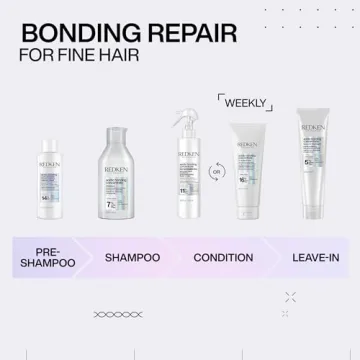 Redken Bonding Lightweight Liquid Conditioner for Damaged Hair Repair | Volumize & Condition | Acidic Bonding Concentrate | Sulfate-Free Spray Conditioner | For Fine or Thin Hair | 6.76 Fl Oz