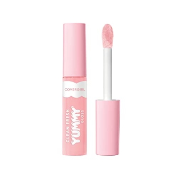 COVERGIRL Clean Fresh Yummy Gloss – Lip Gloss, Sheer, Natural Scents, Vegan Formula - Coconuts Abo...