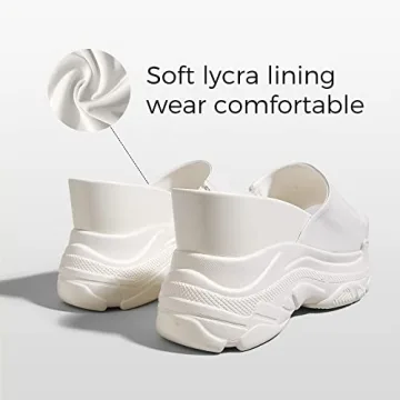 K KIP WOK High Heel Wedge Sandals for Women