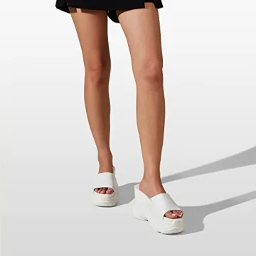 K KIP WOK High Heel Wedge Sandals for Women