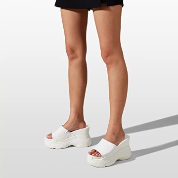 K KIP WOK High Heel Wedge Sandals for Women