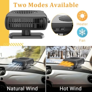 Car Heater 12V 200W - Portable Automotive Heater & Defroster