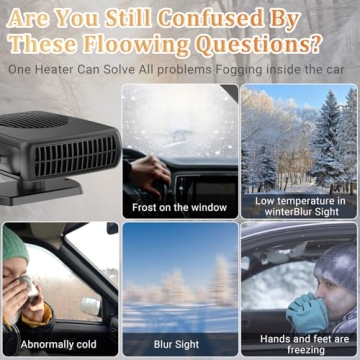 Car Heater 12V 200W - Portable Automotive Heater & Defroster