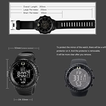PALADA Men's Waterproof Digital Sports Watch for Active Lifestyles
