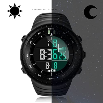 PALADA Men's Waterproof Digital Sports Watch for Active Lifestyles