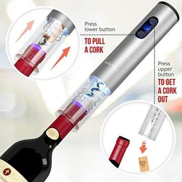Electric Wine Opener Rechargeable Gift Set for Wine Lovers