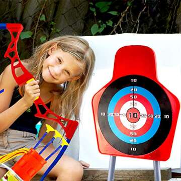 Fun Toysery Bow and Arrow Toy Set for Kids – Perfect for Outdoor Fun!