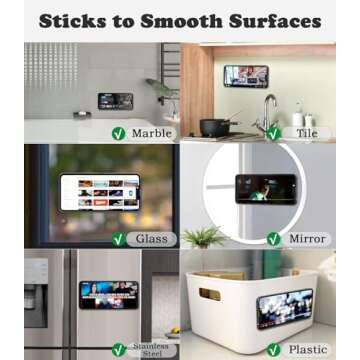 BBD Silicone Suction Phone Case Mount for Hands-Free Filming