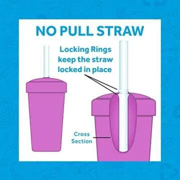 Re-Play Made In USA 10 oz. Straw Cups with Silicone Locking Straws - Made from Heavyweight Recycled Milk Jugs - Desert Sands - Pack of 4