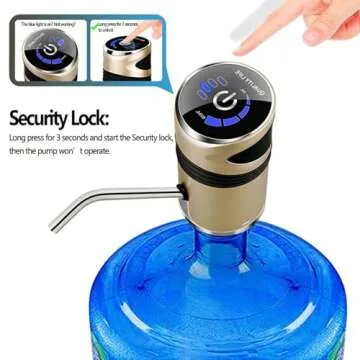 Portable Water Pump for 5 Gallon Jugs with USB Recharge