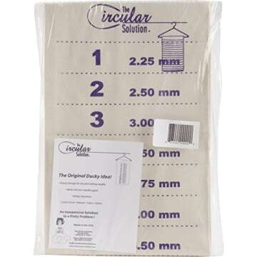 The Circular Solution - 8x25 Inch Circular Knitting Needle Storage Unit