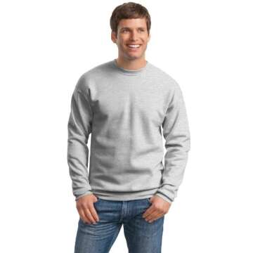 Eco-Friendly Hanes Men's Fleece Sweatshirt Pack of 2