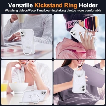 iPhone 17 Case with Magnetic O-Ring Kickstand