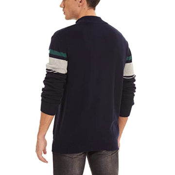 Stylish MAGCOMSEN Big and Tall 1/4 Zip Polo Sweater for Men