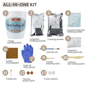 Hand Casting Kit Couples - Hand Mold Kit Couples, Wedding Engagement Gifts for Couples Husband Wife, Girlfriend Boyfriend