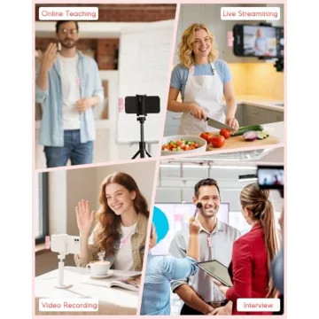 Stylish KoXeetech Pink Mini Wireless Microphone for Creators