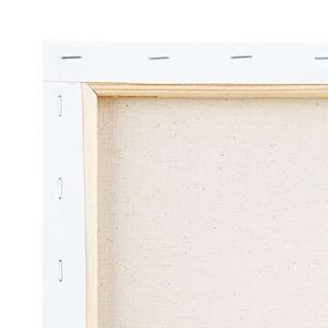 Pre Stretched Cotton Canvas, 8x10 Inch | 10 Pack of Triple Primed Blank White Artists Canvases | Art Supplies for Painting, Acrylics, and Oil Paint | Value Set