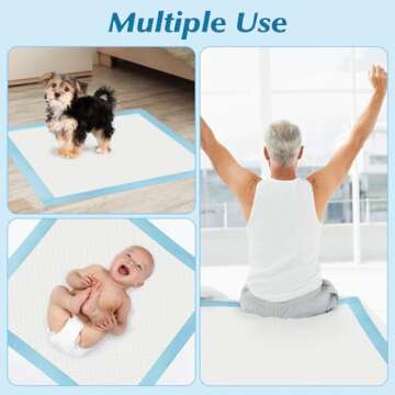 Leakproof Disposable Underpads for Babies and Pets 100 Count