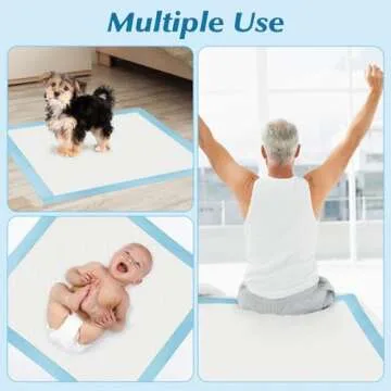Leakproof Disposable Underpads for Babies and Pets 100 Count