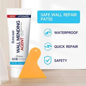 BONCART Drywall Repair Kit for Wall Cracks and Holes