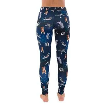 Unique Cats in Space Leggings for Cat Lovers