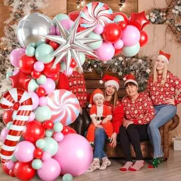 Christmas Balloon Garland Arch Kit for Festive Celebrations