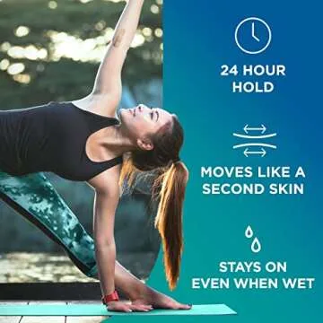 Band-Aid Brand Skin-Flex Adhesive Flexible Wound Covers for First Aid Wound Care of Minor Cuts, Scra...