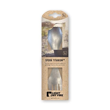 Light My Fire Titanium Spork - Durable 3-in-1 Camping Utensil