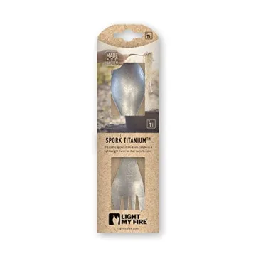 Light My Fire Titanium Spork - Durable 3-in-1 Camping Utensil