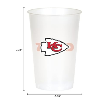 Kansas City Chiefs Plastic Cups for Game Day Fun