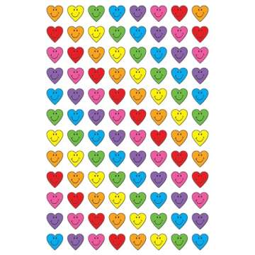 Trend Heart Smiles superShapes Stickers, Classroom Incentives, 800 Count